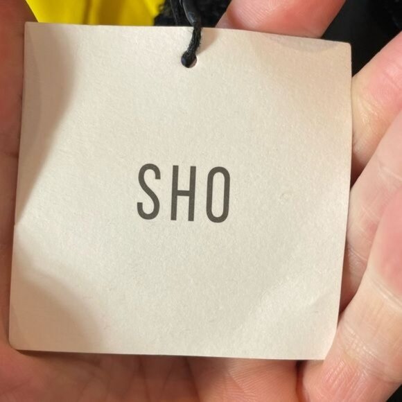 Sho By Tadashi Shoji Black Sequined Cutout Long Sleeve Dress NWT Size Small - Picture 13 of 16